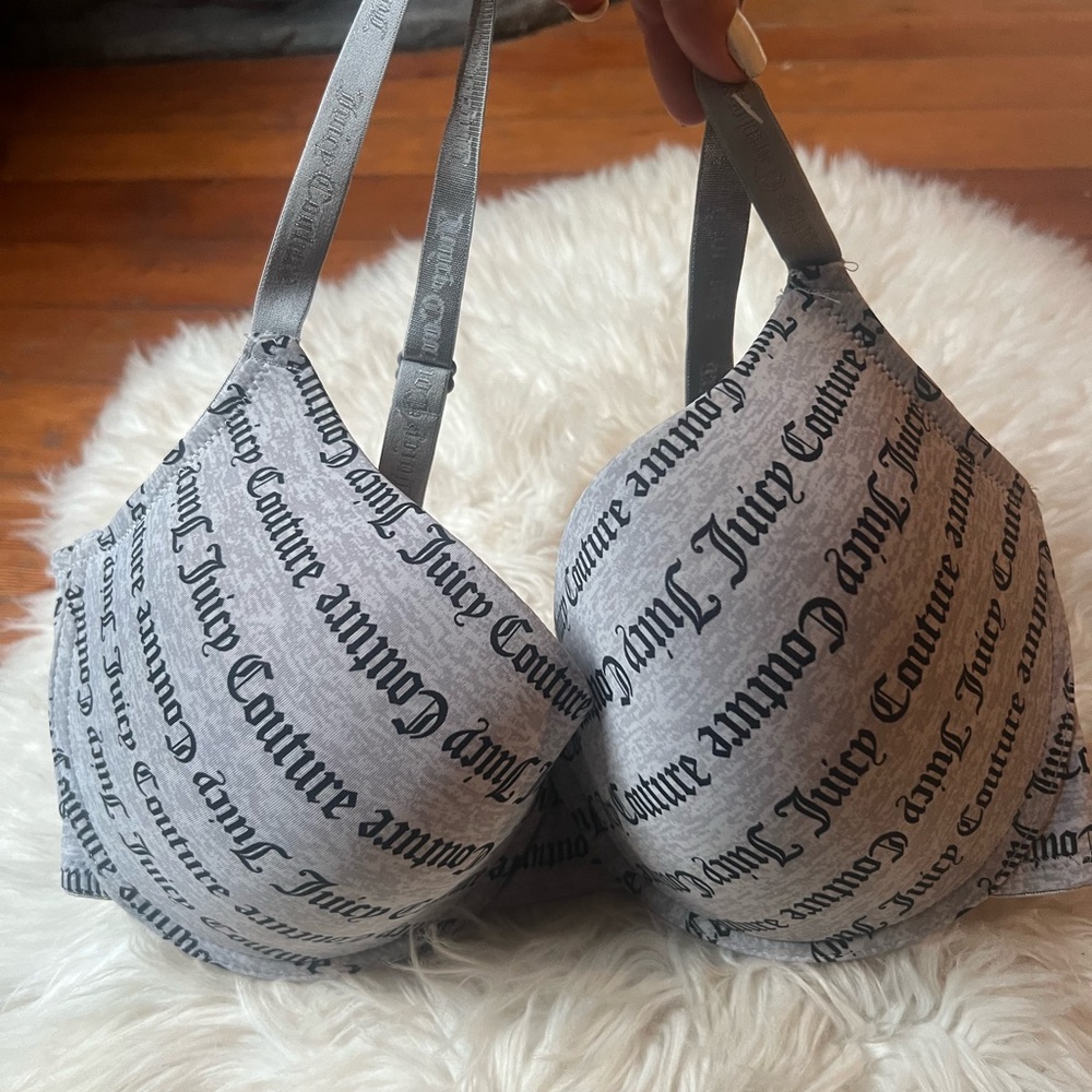 Juicy Couture Logo Push Up Seamless Bra NWT